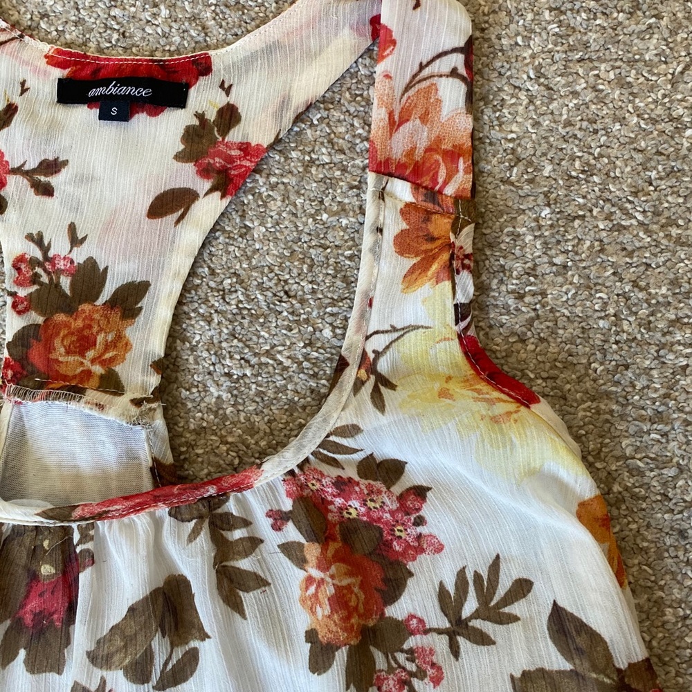 Ambiance — Loose floral tank